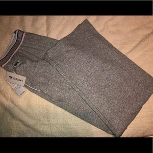 LACOSTE Size Medium Gray Sleepwear with logo